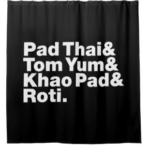 Thai Street Food Shower Curtain