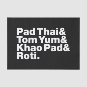 Thai Street Food Tissue Paper