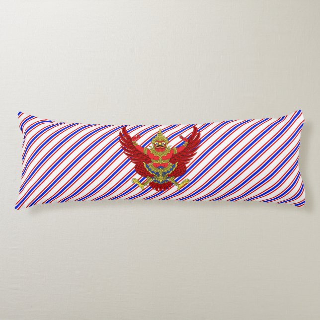 Thai stripes flag body cushion (Front)