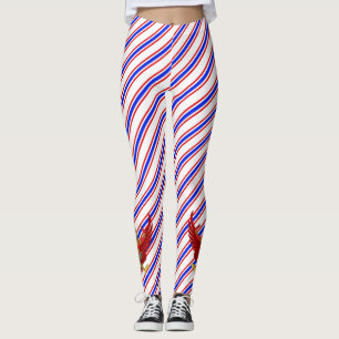 Thai stripes flag leggings