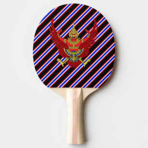 Thai stripes flag ping pong paddle