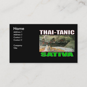 THAI TANIC SATIVA BUSINESS CARD
