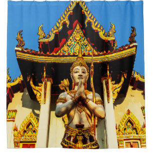 Thai Temple And Buddha 1102 Shower Curtain