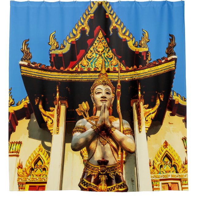 Thai Temple And Buddha 1102 Shower Curtain (Front)