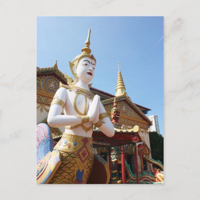 Thai Temple in Penang Postcard (Front)