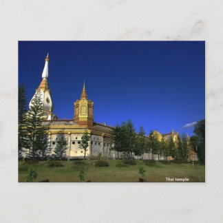 Thai temple postcard