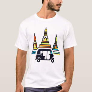 Thai Temples And Tuk Tuks T-Shirt