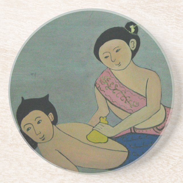 Thai Traditional Massage Coaster (Front)