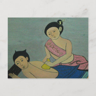 Thai Traditional Massage Postcard