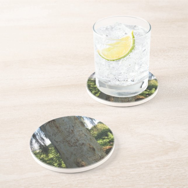 Thai Tree Graffiti Coaster (Side)