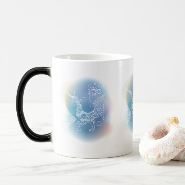 Thai Yantra for Fortune Enhancement Magic Mug (With Donut)