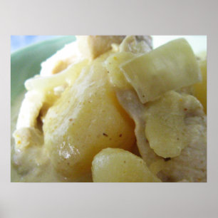 Thai Yellow Curry [แกงกะหรี่] .. Asian Street Food Poster