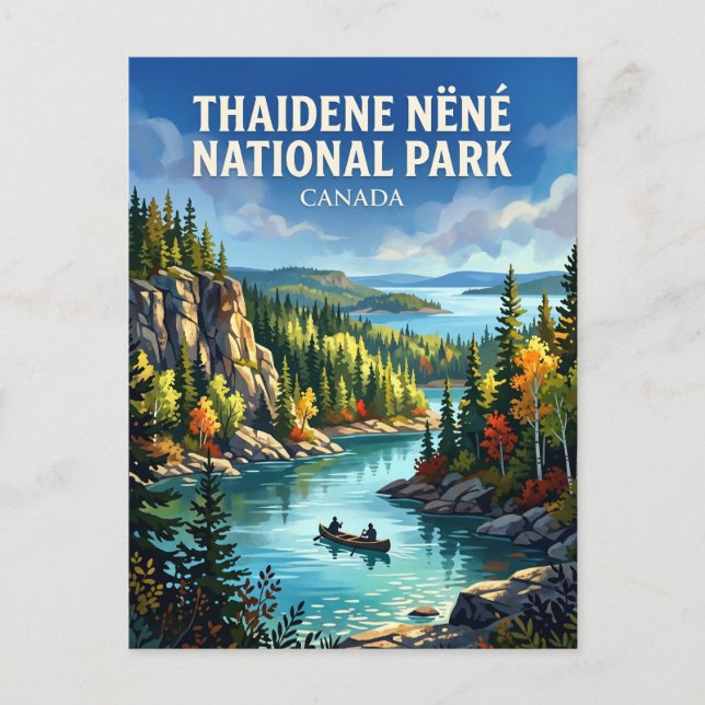 Thaidene Nëné National Park Canada Postcard (Front)