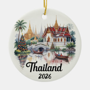 Thailand 2026 Christmas Ornament Travel Souvenir G