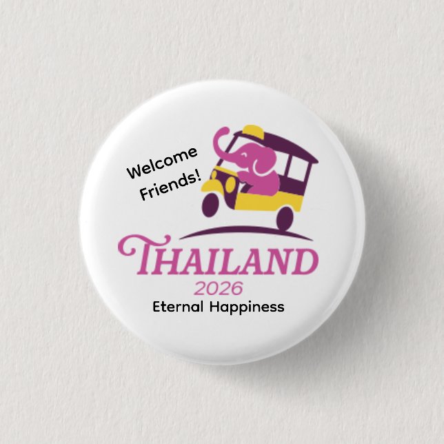 Thailand 2026 International Convention Pin (Front)