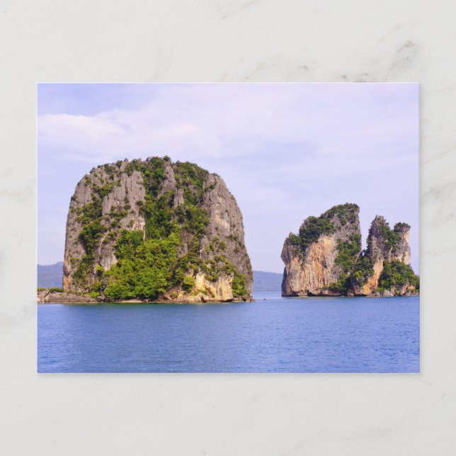 Thailand, Andaman Sea. Ao Phang Nga Islands in 2 Postcard (Front)