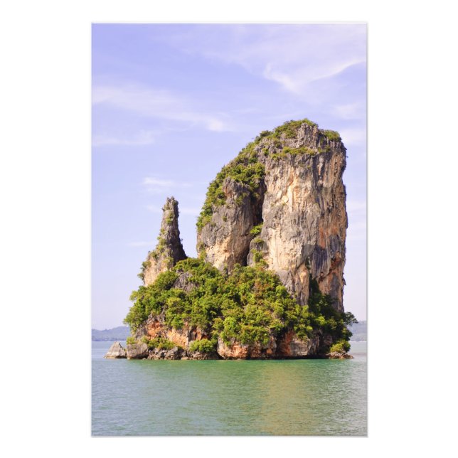 Thailand, Andaman Sea. Ao Phang Nga Islands in Photo Print (Front)