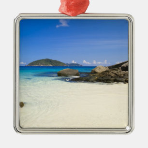 Thailand, Andaman Sea. Ko Miang Island Similan Metal Ornament