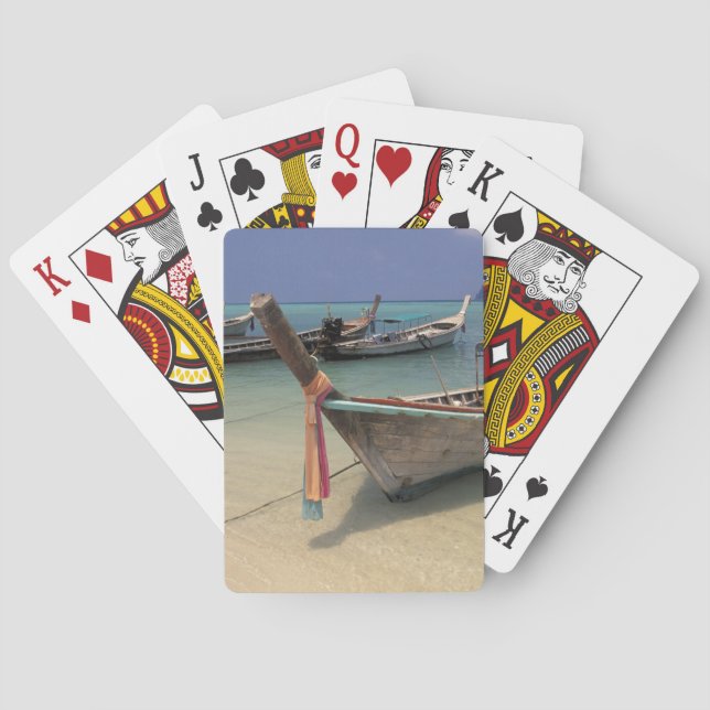 Thailand, Andaman Sea, Ko Phi Phi Island, Playing Cards (Back)