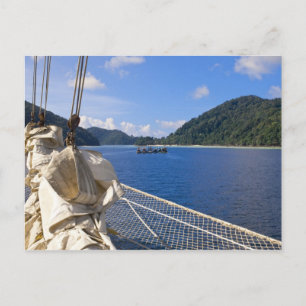 Thailand, Andaman Sea. Star Fyer clipper ship Postcard