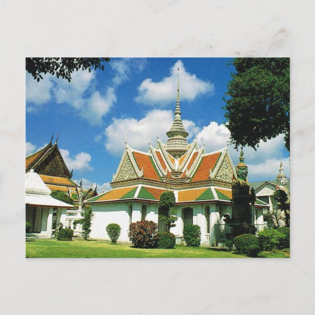 Thailand, Bangkok,  Aroon Temple Postcard (Front)