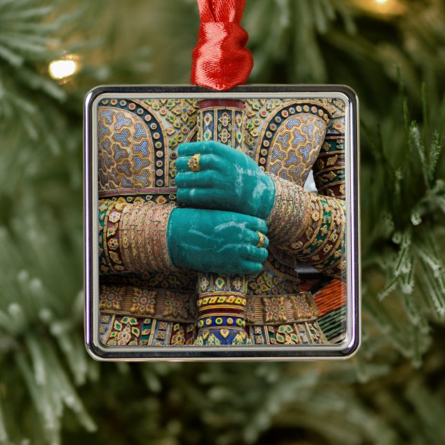 Thailand, Bangkok, Grand Palace Metal Ornament (Tree)