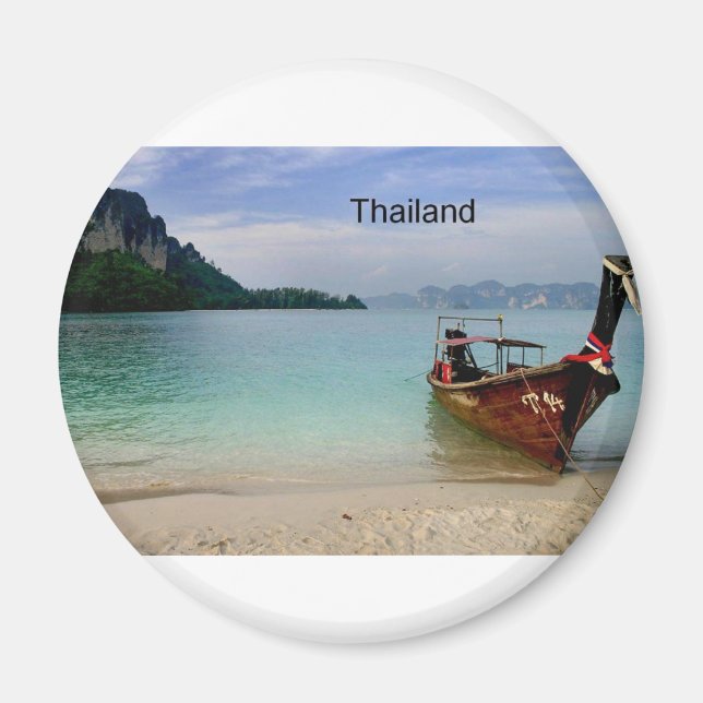 Thailand beach in Krabi (St.K) Magnet (Front)