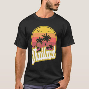 Thailand Beach Retro Sunset T-Shirt