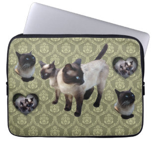 Thailand-born Siamese cat Laptop Sleeve