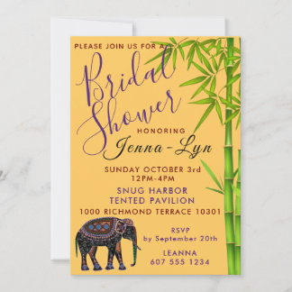 Thailand Bridal Shower Invitation