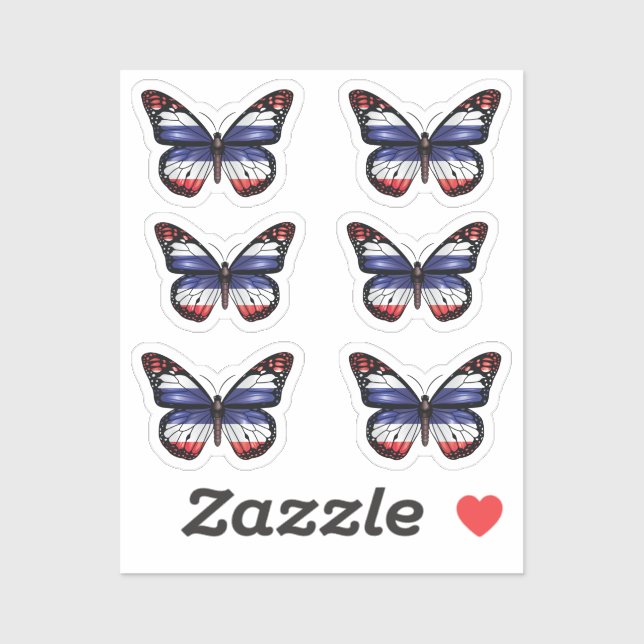 Thailand butterfly monarch flag (Sheet)
