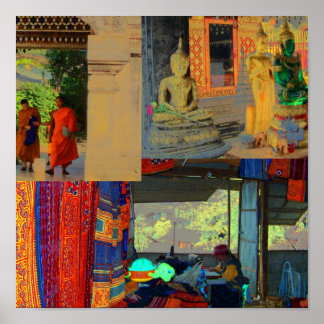 Thailand Collage Poster