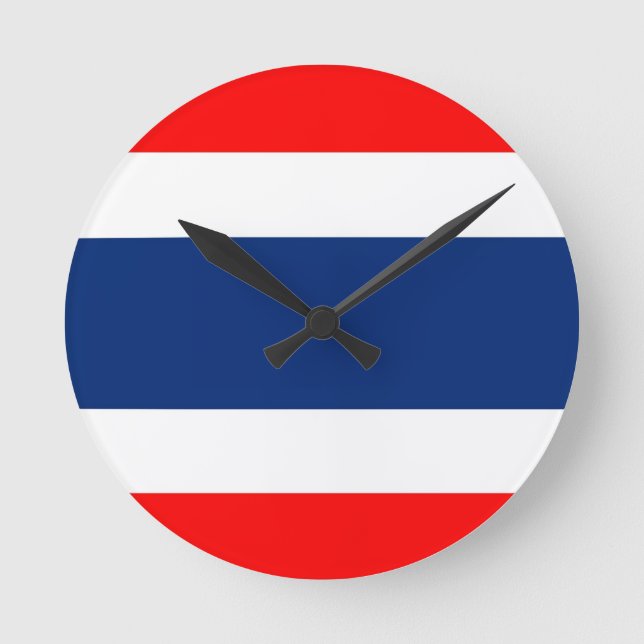 thailand country flag clock (Front)