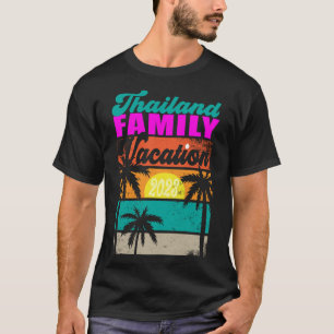Thailand Family Vacation 2023 Men Women Kids Summe T-Shirt