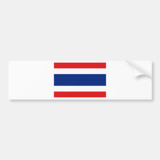 Thailand Flag Bumper Sticker