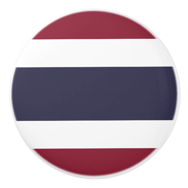 Thailand flag ceramic knob (Front)