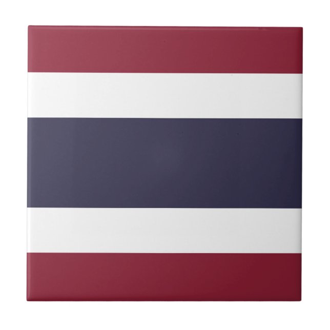 Thailand flag ceramic tile (Front)