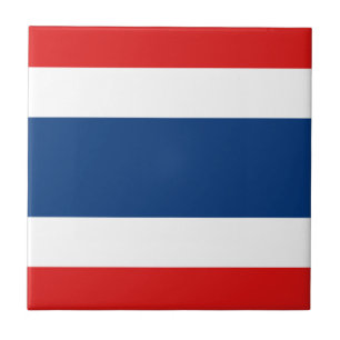 Thailand Flag Ceramic Tile