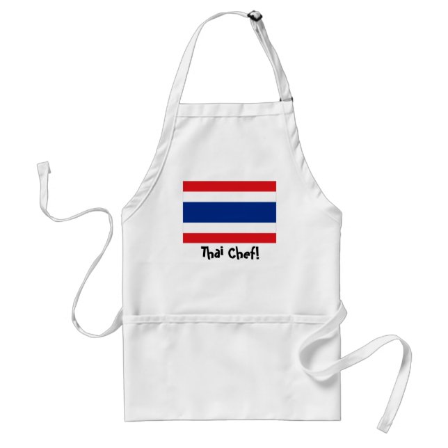 Thailand flag chef apron (Front)