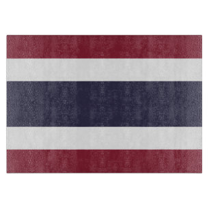 Thailand flag cutting board