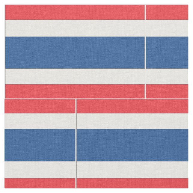Thailand Flag Fabric (Close Up)