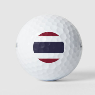 Thailand flag golf balls