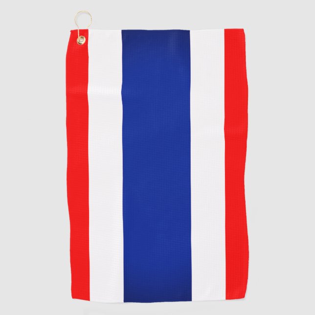 Thailand Flag Golf Towel (Front)