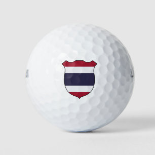 Thailand Flag Grand Patriotic Golf Balls