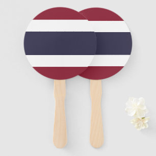 Thailand flag hand fan