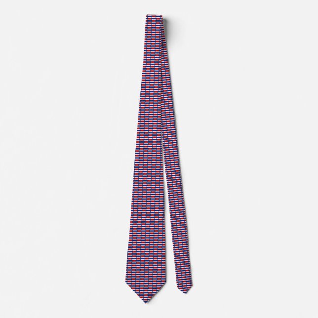 Thailand Flag Honeycomb Tie (Front)