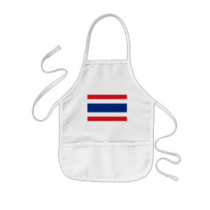 thailand flag kids apron