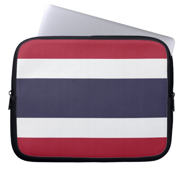Thailand Flag Laptop Sleeve (Front)