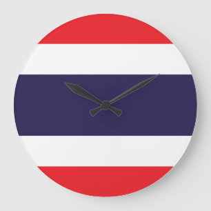 Thailand Flag Large Clock