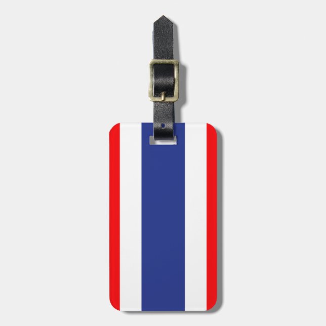 Thailand flag luggage tag (Front Vertical)